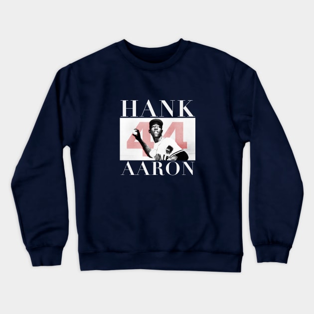 44 - hank aaron Crewneck Sweatshirt by GS